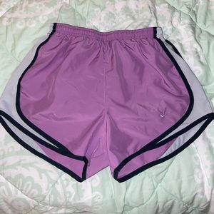 purple nike shorts